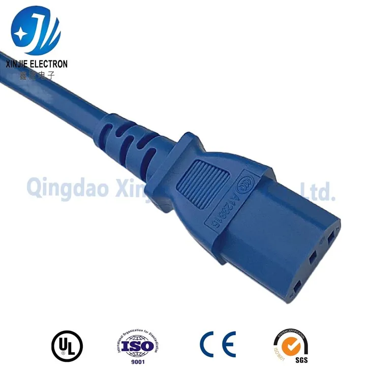 18 AWG C14 To C13 Computer Power Extension Cord